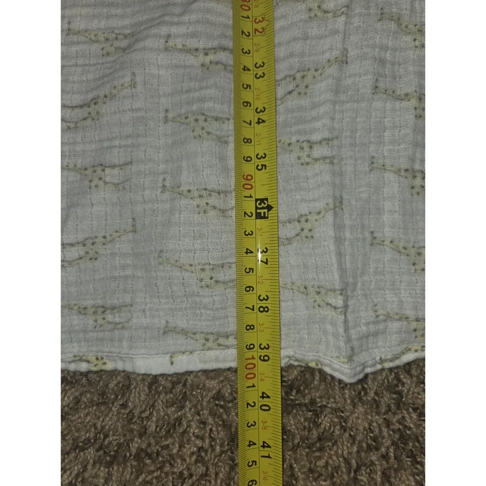 BABY Blankets Swaddle ADEN & Anais Muslin 100% Cotton Giraffe W/ 0-3 M Top